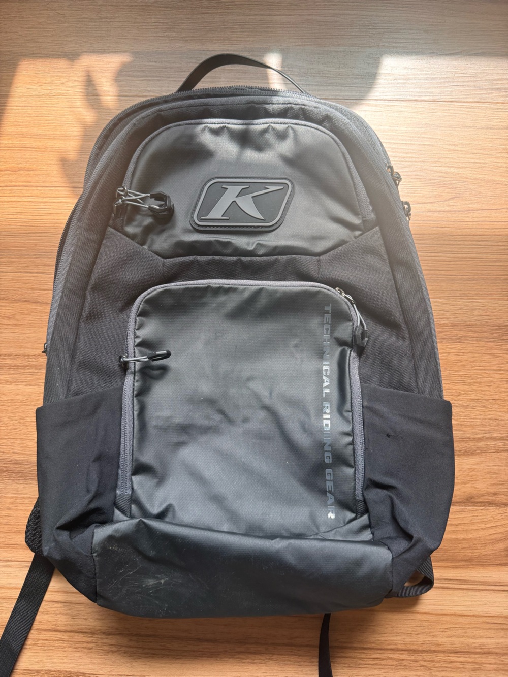 Klim Black Technical Riding Backpack